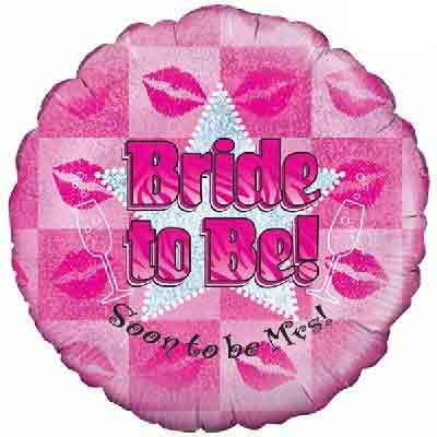 Bride To Be- Helium Filled Balloon