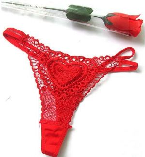 Chocolates and Rose with G -String Underwear 