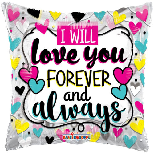 Balloon with Love You Forever Inscription