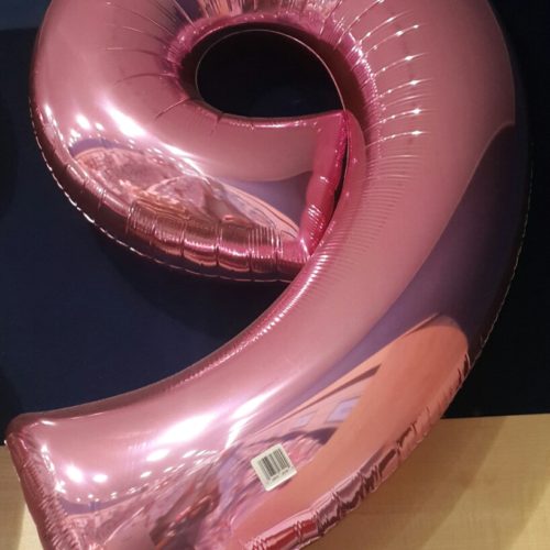 Large Number 9 Helium Filled- Balloon gift