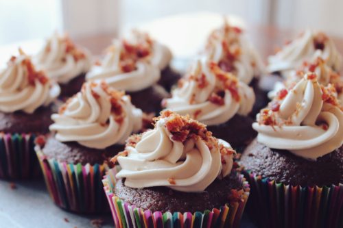 Chocolate Cupcakes with vanilla Icing