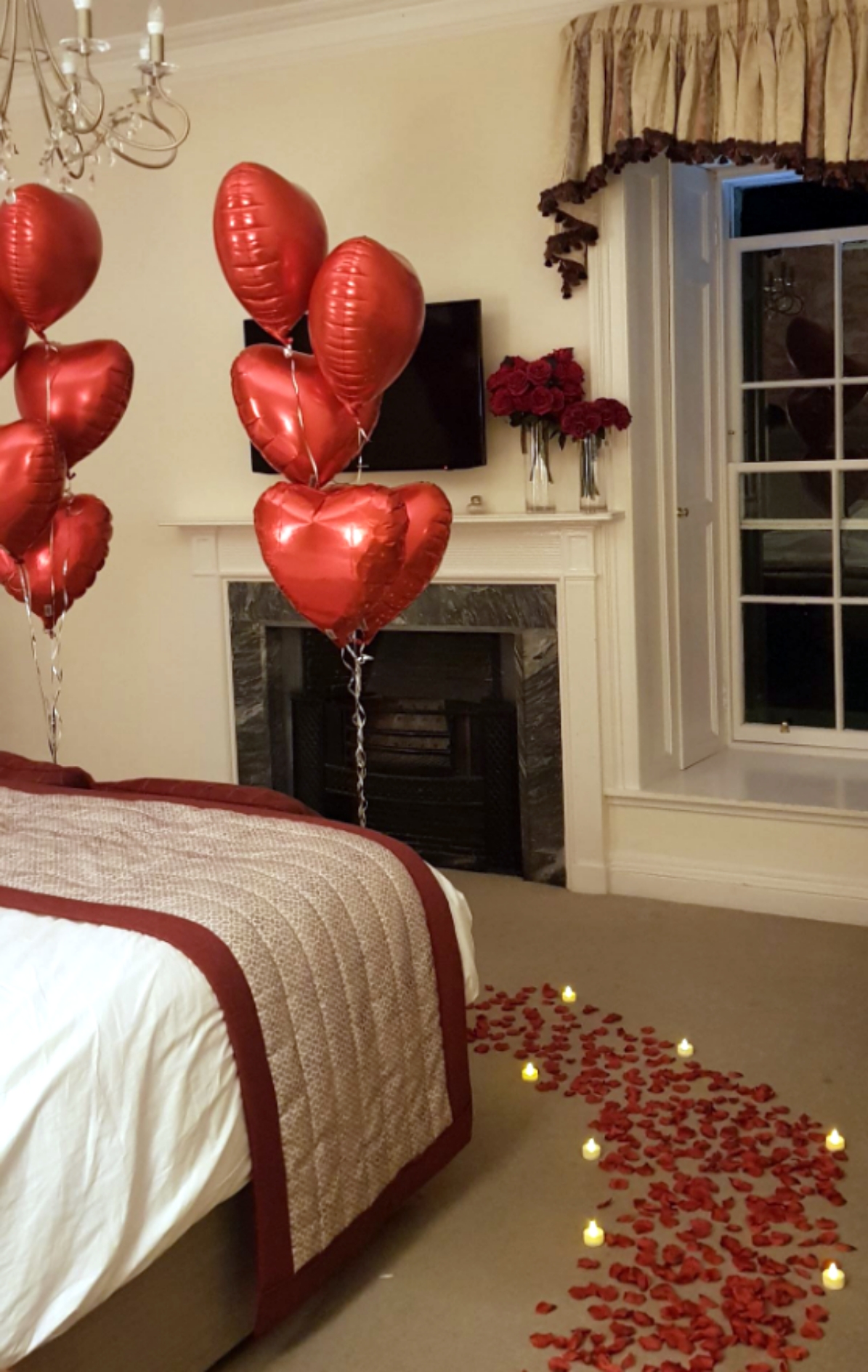 Romantic Room Decoration Kit Flowerandballooncompany Com