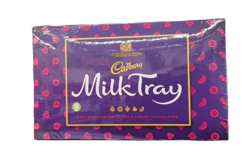 Box of Cadbury milk chocolate