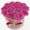 Pink Hat Box with Pink Roses