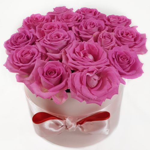 Pink Flower Hat Box- Serenity