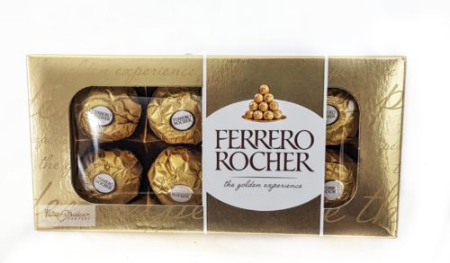 A box of 8 ferrero Rocher