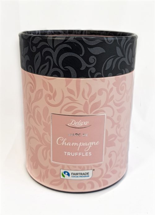 Champagne Truffles in a Hat Box