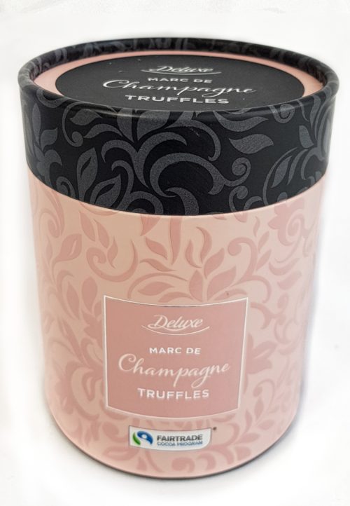 Champagne Truffles in Hat Box