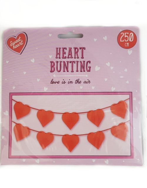 Heart Shaped Bunting Room Decoration