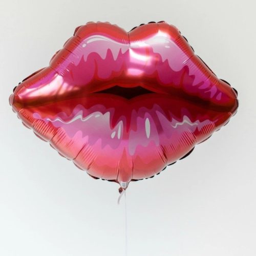 Large Lip Foil balloon