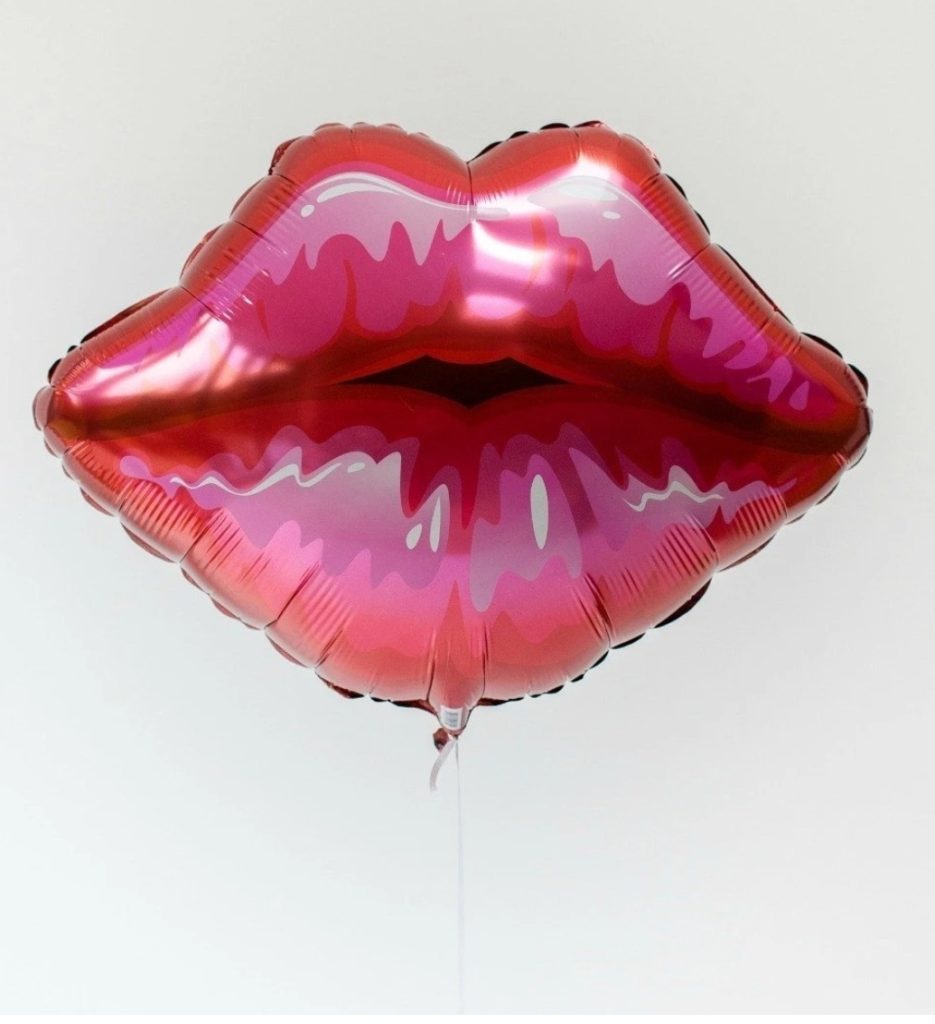 Large Lip Foil balloon