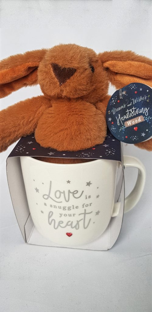 Brown Bunny In A Mug Gift Set