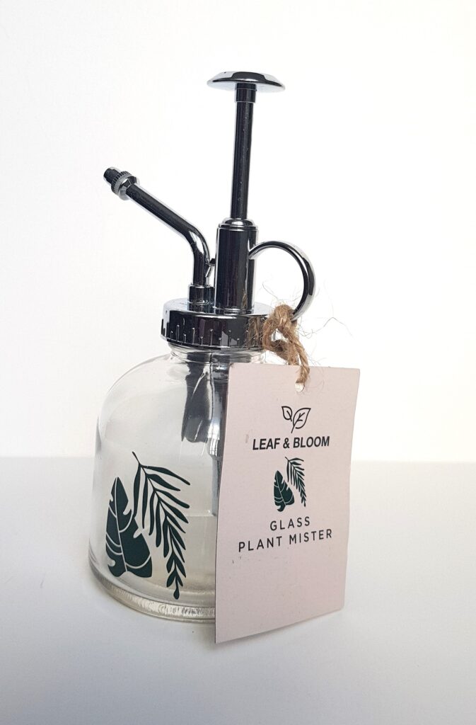 glass mister for houseplant
