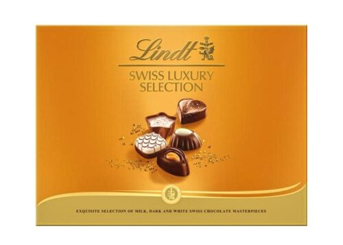 Box of Lindt Luxury Selection chocolate