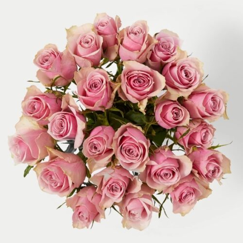 Valentine Pink Roses Bouquet